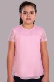 Блузка для девочки Анжелика Арт. 13177 (Светло-розовый) (Фото 1)