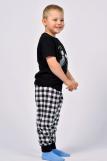 Пижама для мальчика 92210 (Черный/черная клетка) (Фото 3)