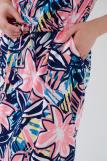 Платье женское из кулирки Лана семицветик макси (Фото 6)