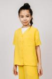 Рубашка для девочки 0610 (Желтый) (Фото 3)