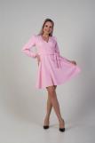 Платье на запах 400002 Барби (Розовый) (Фото 1)