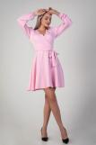 Платье на запах 400002 Барби (Розовый) (Фото 2)