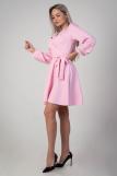 Платье на запах 400002 Барби (Розовый) (Фото 3)