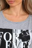 Флорет - футболка серый меланж (Фото 6)