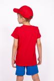Комплект для мальчика (джемпер кор.рукав_шорты) 0422 (Красный) (Фото 2)