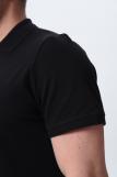 14401 футболка поло мужская (Черный) (Фото 3)