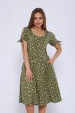 Платье 13186 (Зеленый) (Фото 3)