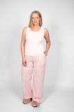 Пижама женская майка_брюки 0935 (Розовая полоска) (Фото 2)