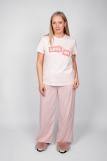 Пижама женская футболка_брюки 0933 (Розовая полоска) (Фото 2)