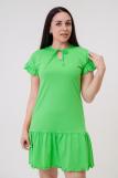 Платье женское из кулирки Чейси 2 светло-зелёный (Фото 2)