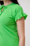 Платье женское из кулирки Чейси 2 светло-зелёный (Фото 5)
