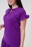 Платье женское из кулирки Чейси 2 фиолетовый (Фото 4)