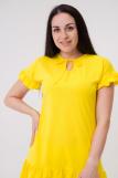 Платье женское из кулирки Чейси 2 желтый (Фото 3)