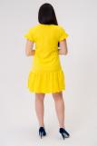 Платье женское из кулирки Чейси 2 желтый (Фото 6)
