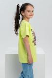 футболка детская с принтом 7449 (Салатовый) (Фото 3)