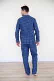 Пижама мужская Фланель (Синий) (Фото 2)