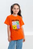футболка детская с принтом 7449 (Оранжевый) (Фото 1)