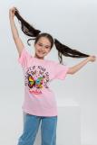 футболка детская с принтом 7449 (Бледно-розовый) (Фото 1)