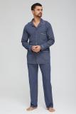 Пижама мужская Комфорт (Синий) (Фото 1)