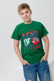 футболка детская с принтом 7446 (Зеленый) (Фото 1)