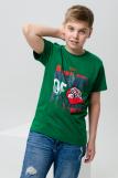 футболка детская с принтом 7446 (Зеленый) (Фото 3)