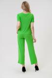 Костюм женский из футболки и брюк из вискозы Леопард неон зеленый (Фото 4)