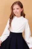 Блузка для девочки трикотажная SP6840 (Кремовый) (Фото 3)