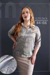 Блуза шелк 1311 (Цепи серые) - Ивтекс-Плюс