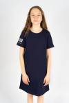 Платье для девочки 81191 (Темно-синий) - Ивтекс-Плюс