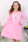 Платье Балеринки детское дл. рукав (Ярко-розовый) - Ивтекс-Плюс