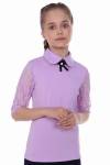 Блузка для девочки Шарлиз Арт. 13237 (Светло-сиреневый) - Ивтекс-Плюс