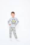 Пижама для мальчика 92139 (Серый меланж) - Ивтекс-Плюс