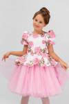 Платье нарядное для девочки SP2010 (Розовый) - Ивтекс-Плюс