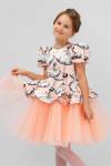 Платье нарядное для девочки SP2010 (Персиковый) - Ивтекс-Плюс