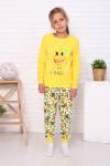 Пижама Смузи длинный рукав детская (Желтый) - Ивтекс-Плюс