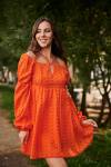 Платье 7337 (Оранжевый) - Ивтекс-Плюс