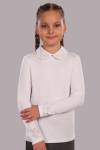 Блузка для девочки Камилла арт. 13173 (Белый) - Ивтекс-Плюс