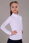 Блузка для девочки Каролина New арт.13118N (Белый) - Ивтекс-Плюс