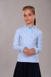 Блузка для девочки Ариэль Арт. 13265 (Светло-голубой) - Ивтекс-Плюс