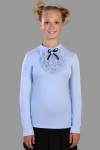 Блузка для девочки Лилия 13156 (Светло-голубой) - Ивтекс-Плюс