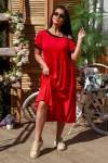 Платье 8215 (Красный) - Ивтекс-Плюс