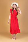 Платье 22258 (Красный) - Ивтекс-Плюс