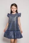 Платье для девочки 81220 (Синий) - Ивтекс-Плюс