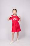 Платье для девочки 81228 (Малиновый) - Ивтекс-Плюс