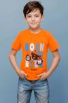 футболка детская с принтом 7444 (Оранжевый) - Ивтекс-Плюс
