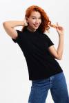 14402 футболка поло женская (Черный) - Ивтекс-Плюс