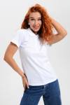 14402 футболка поло женская (Белый) - Ивтекс-Плюс