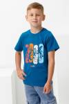 футболка детская с принтом 7444 (Морская волна) - Ивтекс-Плюс