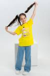 футболка детская с принтом 7449 (Желтый) - Ивтекс-Плюс